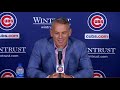 Jed Hoyer’s End-of-Season Press Conference