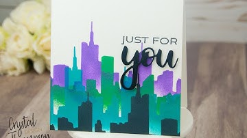 Altenew Stencils Intro - City Scene