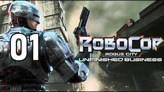 RoboCop - Unfinished Business - Let's Play - 01 - Assault On Metro West