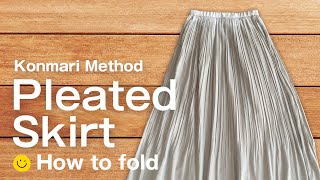 How to fold Pleated Skirt  -Konmari Method- screenshot 5