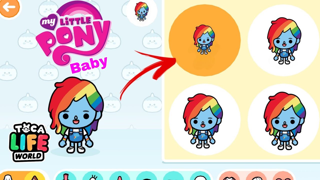 My little pony Baby In Toca life world Toca Boca Toca Potter YouTube