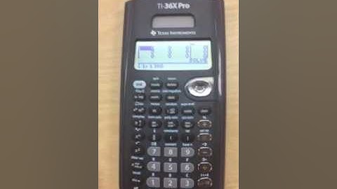 TI-36 pro solving systems in three variables