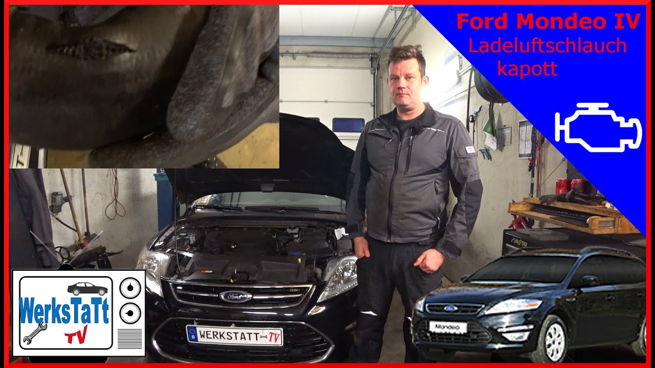 ►Ford Mondeo MK4◄ Motor zischt beim Beschleunigen! Ladeluftschlauch wechseln! ◢WERKSTATT-TV◣