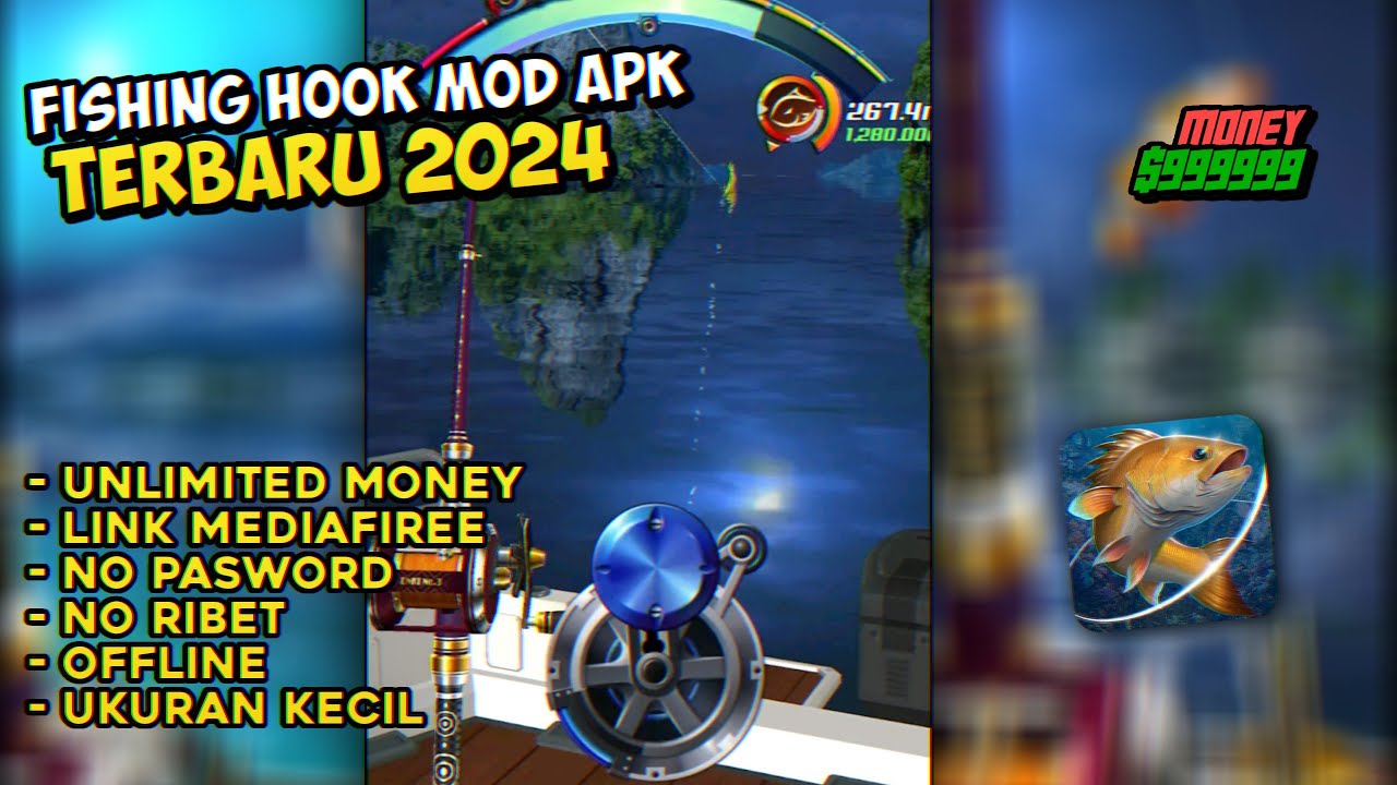 Offline Game Mancing Mania Fishing Hook Mod Terbaru 2024 YouTube