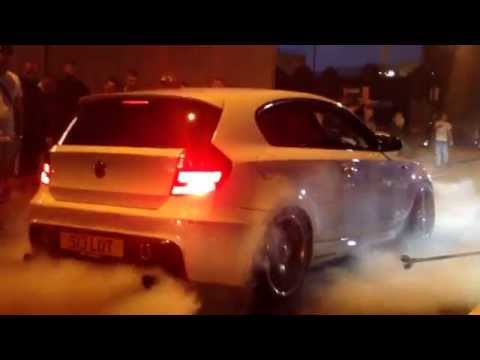 BMW 1 SERIES 120D BURNOUT LAUNCH NITROUS |Akrapovic Exhaust + 640D Engine! | Modified