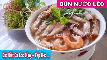 Bún nước lèo cá lóc đồng sóc trăng hương vị đậm đà món ăn đặc sản miền tây | Khương nhựt minh