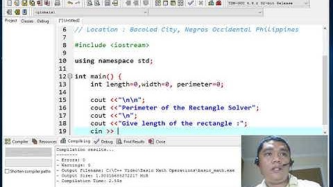 Perimeter of the Rectangle Solver in C++