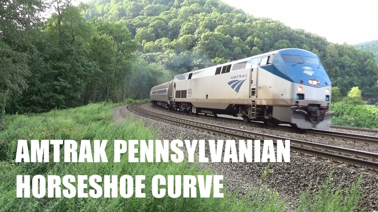 Amtrak Pennsylvanian 07T at Horseshoe Curve 2017 YouTube