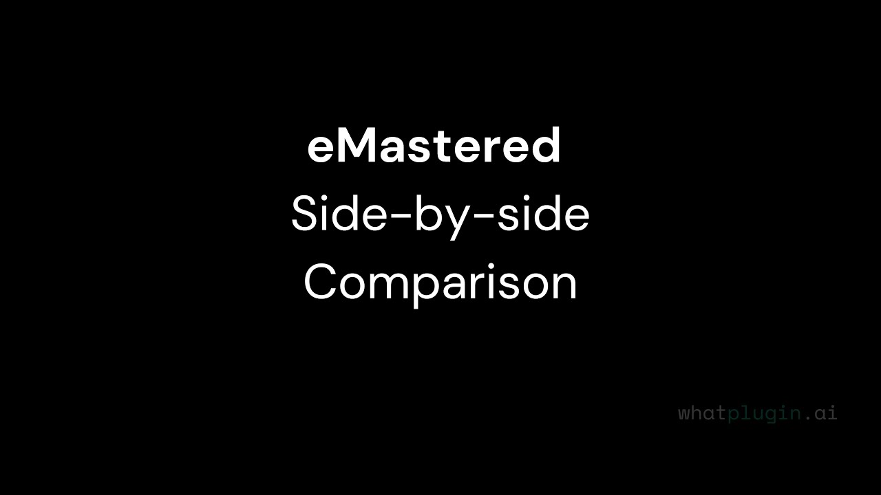 Tests - AI music mastering - eMastered