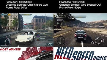 NFS Most wanted vs. NFS Rivals (Graphics) PC