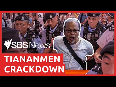 Protesters arrested amid China's Tiananmen Square anniversary crackdown | SBS News