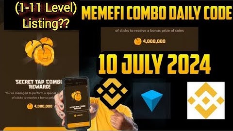 Memefi 10 july secret combo level (1-13). Memefi secret combo today #memeficoin #memeficombo
