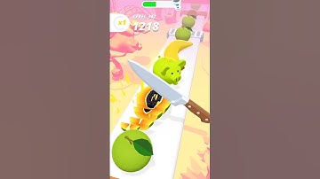 Perfect Slice gameplay Video 🍎🔪 #games #short