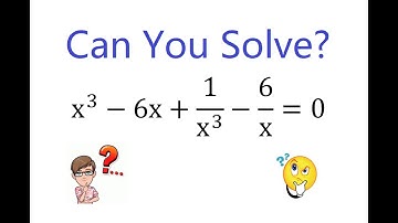 How to Solve the Double Cubic Algebraic Equation? | Math Olympiad