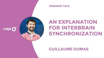 Guillaume Dumas giving an explanation for interbrain synchronization