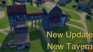Building a Medieval Tavern in Foundation - Beer, Food, and Entertainment!