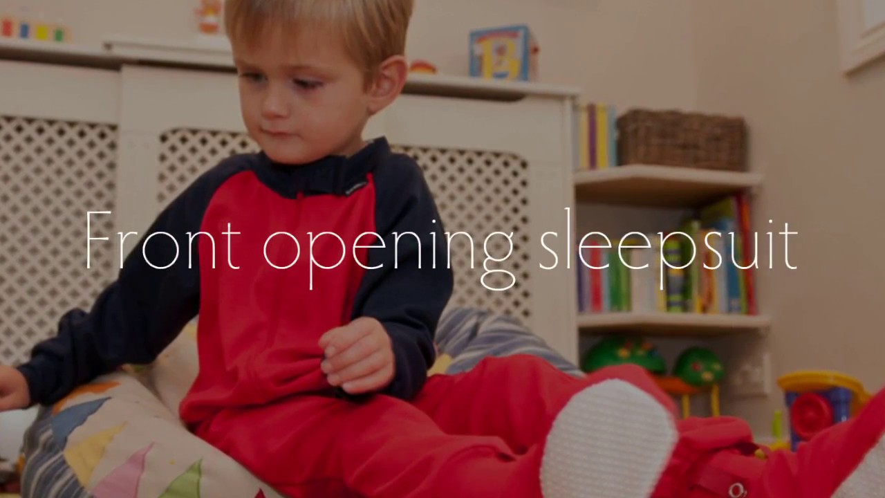 back fastening sleepsuits