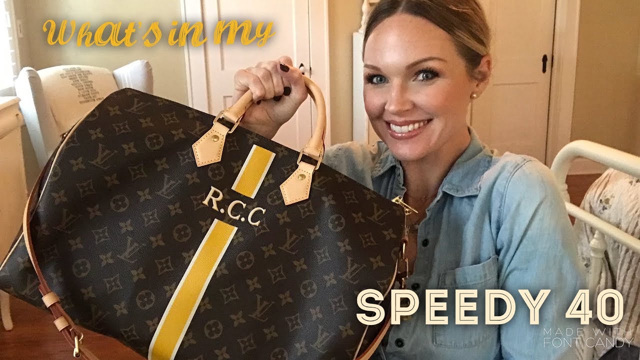 Louis Vuitton Speedy 40 Handbag