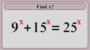 Nice Algebra/Exponent Math Simplification | Find the Value of X