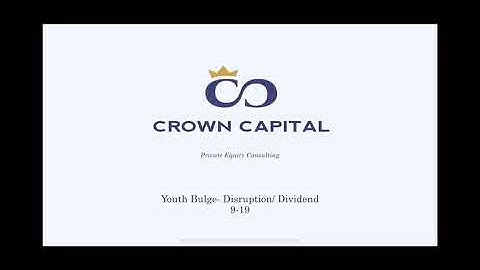 Youth Bulge- Disruption/ Dividend