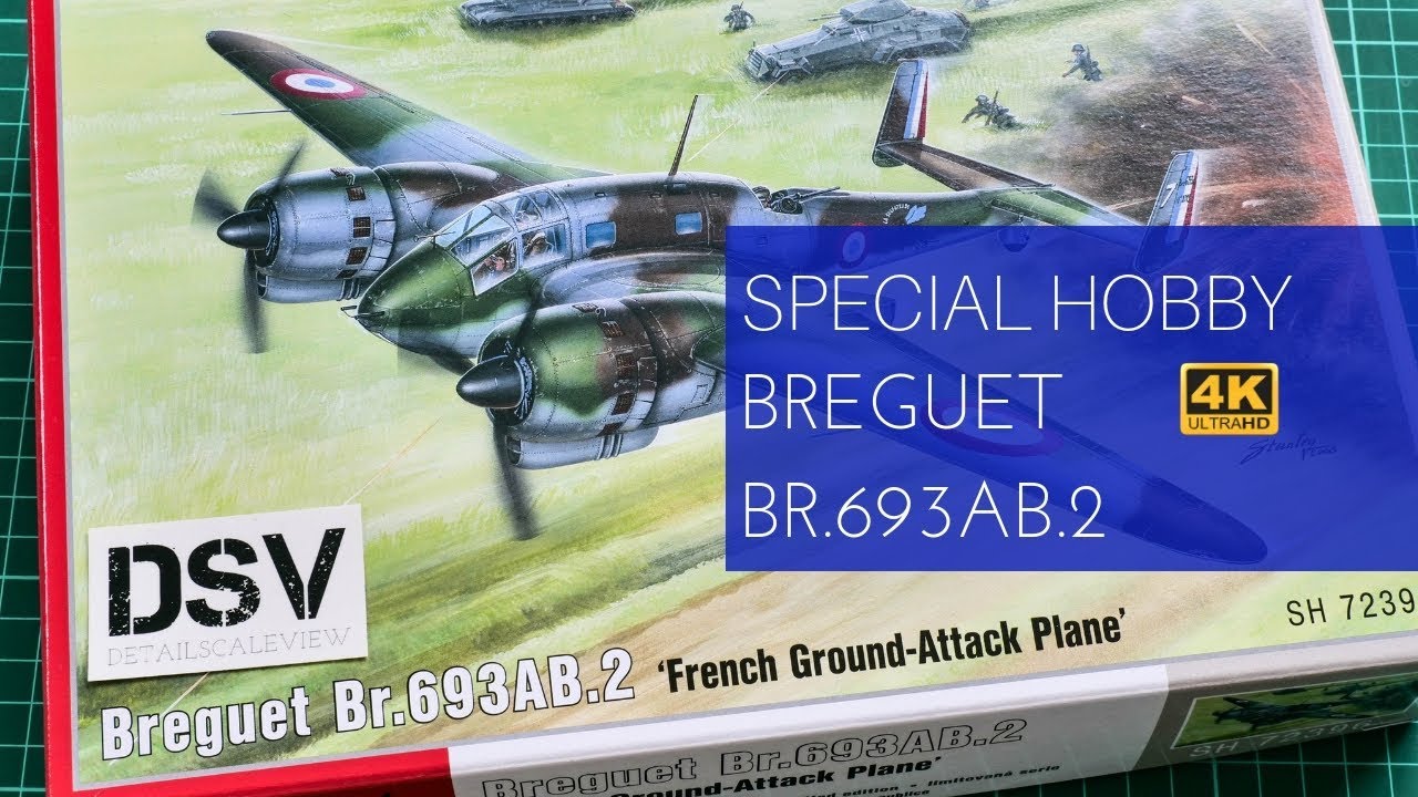 aircraft carrier Special Hobby 1/72 Breguet Br.693AB.2 (SH72396) 4k Review
