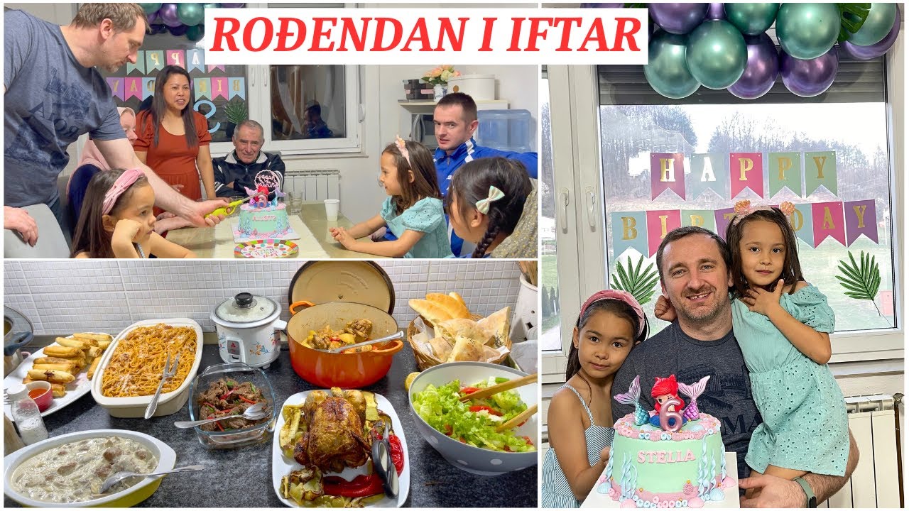 Iftar za moju porodicu i Stellin rođendan u Bosni I Iftar and Birthday of Stella in Bosnia