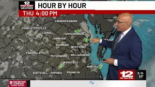 Thursday forecast: Cool and dry pattern continuing