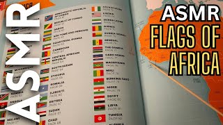 Flags & Facts of African countries [ASMR]