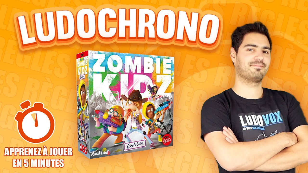 Zombie Kidz – Jeu Coopératif évolutif, 2-4 Joueurs, 7 Ans+, 15 Min, Scorpion Masqué