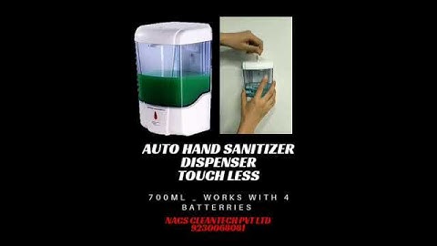 Automatic Hand Sanitizer Dispenser Touchless, sensor soap dispenser, touchless sanitizer dispenser