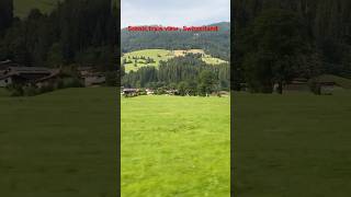 Scenic train ride in  Switzerland #scenicjourney #travel #swisstrains#scenictrainrides#shortsfeeds