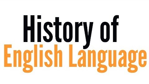 History of English language in hindi