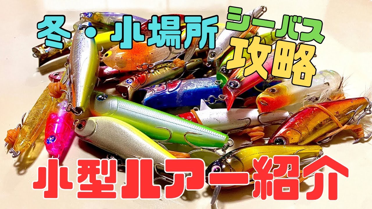 冬・小場所シーバスで使う小型ルアーを紹介【河川シーバス】