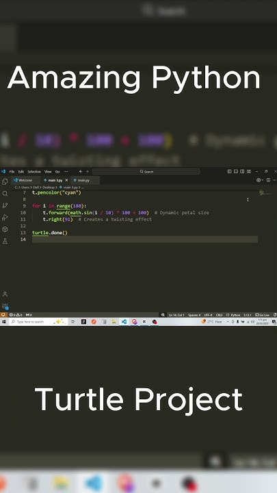 Amazing Python Turtle Tutorial - YouTube
