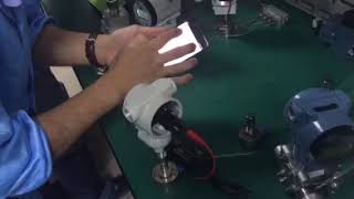 Pressure transmitter communication with Hart modem via mobile phone -part1