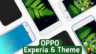 OPPO Experia 6 Theme For F11Pro, F9, A3s,A57,F5 || OPPO ColourOS New Experia 6 Theme || Andriod Bar screenshot 3