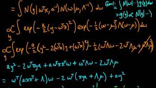 (ML 10.5) Predictive distribution for linear regression (part 2) Profile