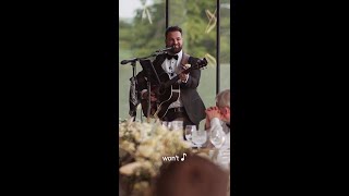 When your Best Man is a Singer/Songwriter...