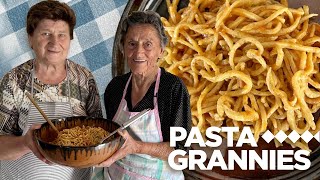 Discover 90yr old Elda's fave and wheat flour 'tacconi' pasta | Pasta Grannies