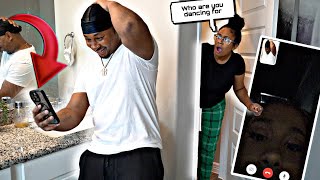 CAUGHT DANCING FOR ANOTHER GIRL ON FACETIME PRANK ON WIFE!