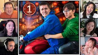 Famous Streamers React to TIP 2 TIP China (Ludwig & Michael Reeves Day 1) Wealth