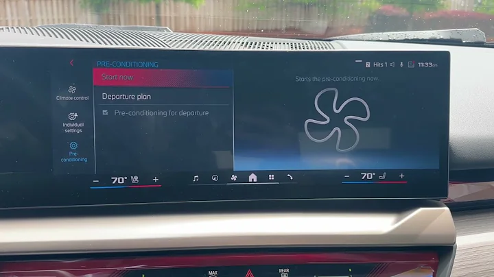 Preconditioning your BMW.