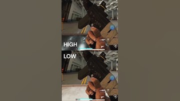 Rainbow Six Mobile 🔥 High vs Low Graphics Comparison! #Shorts