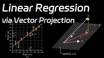 10. Linear Regression via Vector Projection  |   Linear Algebra Made Easy