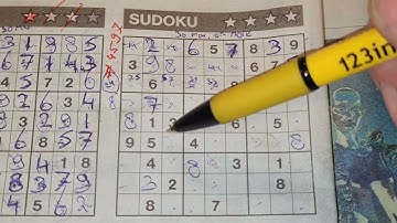 Tuesday. Bonus Extra edition. (#4597) Four Stars Sudoku puzzle. 05-24-2022 Extra part 2 of 5