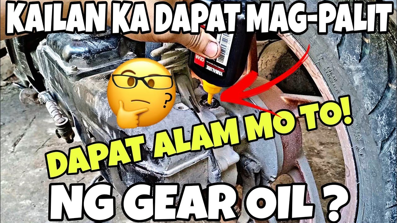 Tuwing Kailan ka Dapat Mag Palit ng GEAROIL? Mio Sporty Change Gear
