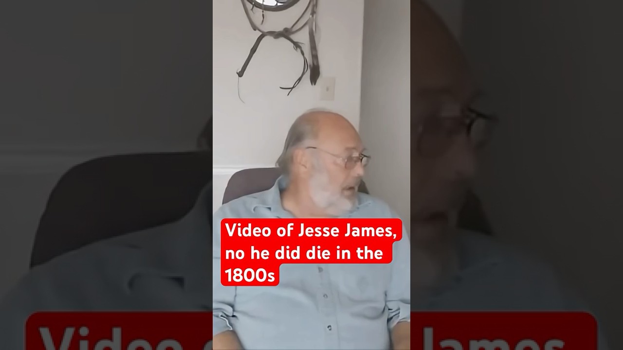 Video footage of outlaw Jesse James. No he didn’t die in the 1800s