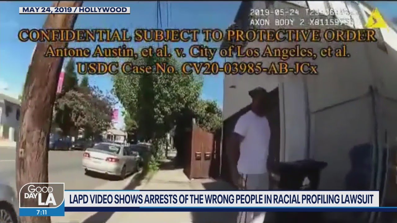 LAPD video shows Black man arrested by officers in search for white ...