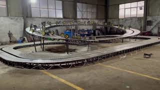 Ali Brothers Mini Shuttle Convey Track Train Amusement Rides For Sale