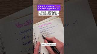 Habt ihr eure Vorsätze für 2023 geschafft? 🤭 #deutschlernen #learngerman #shorts